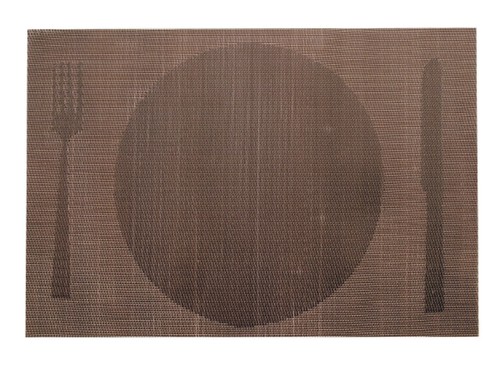 Tischset braun stück - braun,