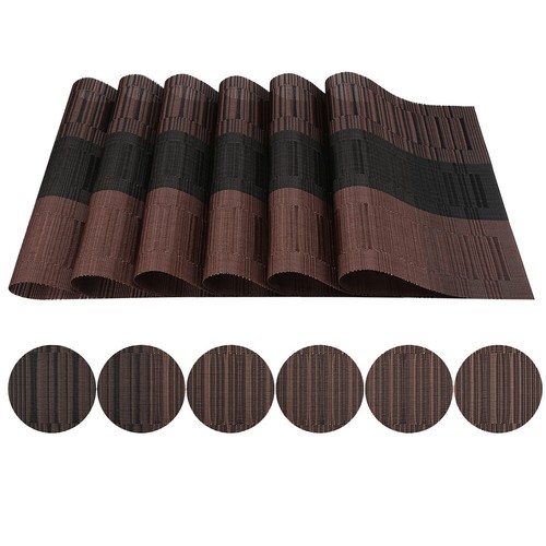 12er set tischset pvc - set,