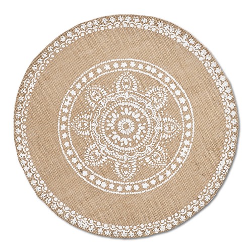 Jute leinen tischset - 38, cm