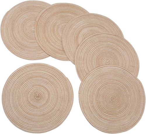 Set rund gewebt tischsets - 8,