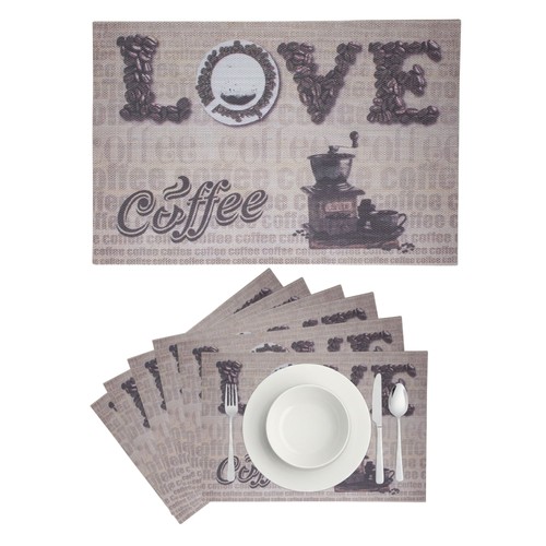 Platzdeckchen coffee love - platzdeckchen,