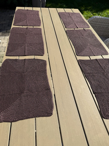 Platzdeckchen tischsets - 6x, platzdeckchen/tischsets