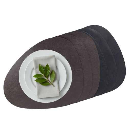 Platzset kunstleder oval - platzset,