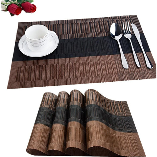 Tischmatten 6er set - tischmatten, pvc