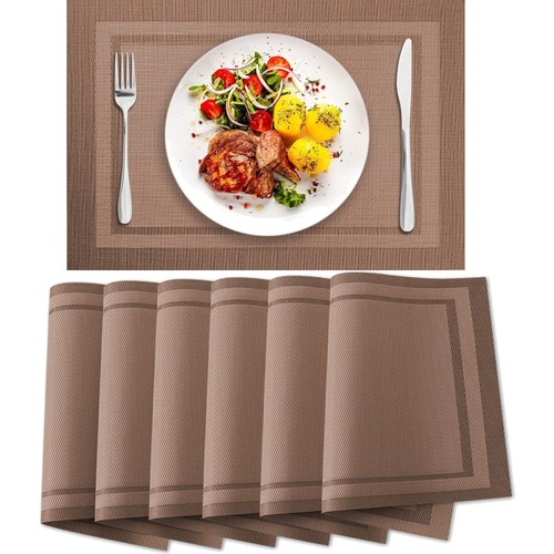 Tischsets abwaschbar 6er - , set